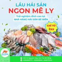 Không gian nhà hàng Hải Sản Bé Biển